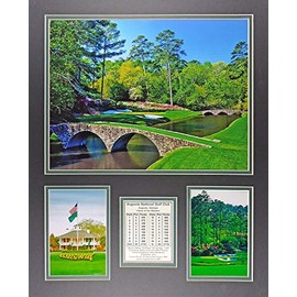 Augusta National | The Masters | 16"x20" Unframed Double Matted Photo Collage