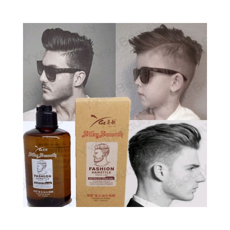 Pomade Hair Styling Gel 260ml（ying ge）