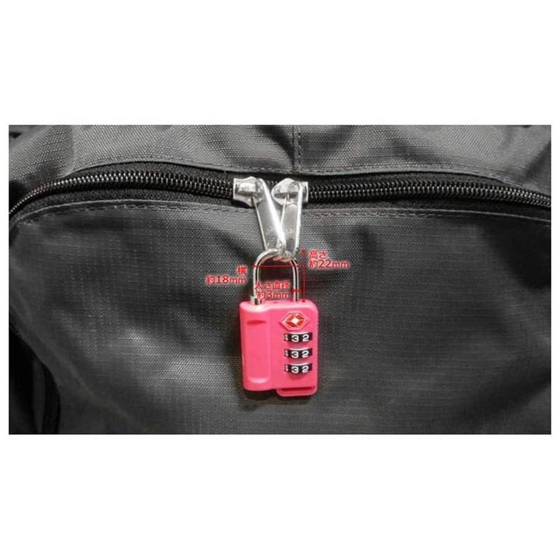Ultra Light! TSA Lock Padlock with GPT Indicator 3 Digits