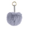 S.ROMZA Pom Pom Keychain Artificial Faux Fur Ball Keychains Fluffy