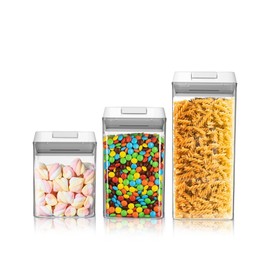 XINGJIA Airtight Container Food Storage Containers Kitchen Pantry Storage Containers for Snacks Candy Salt Herbs Spices (3)