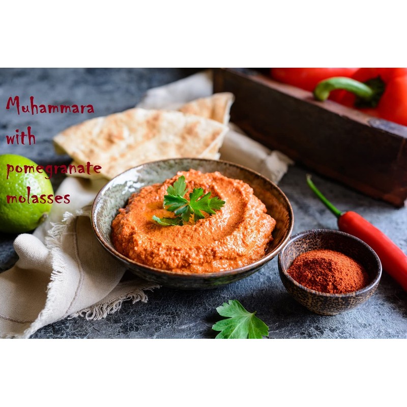 OFLORALE Pomegranate Molasses, 12.35 oz, 100% Natural, No Added Sugar,