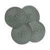 Round Woven Drink Coasters – Set of 4 – 12cm