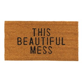 Santa Barbara Design Studio Face to Face Coir Fiber Door Mat, 30 x 16-Inch, This Beautiful Mess