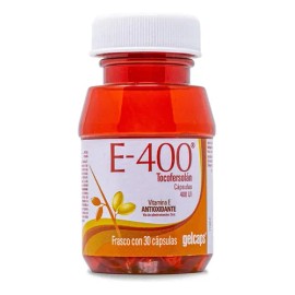 E400 Tocofersolán Vitamina Antioxidantes Caps 400 Sabor