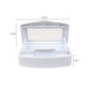 Pinkiou Nail Hair Tools Tray Sterilizer Manicure Disinfection Plastic Box