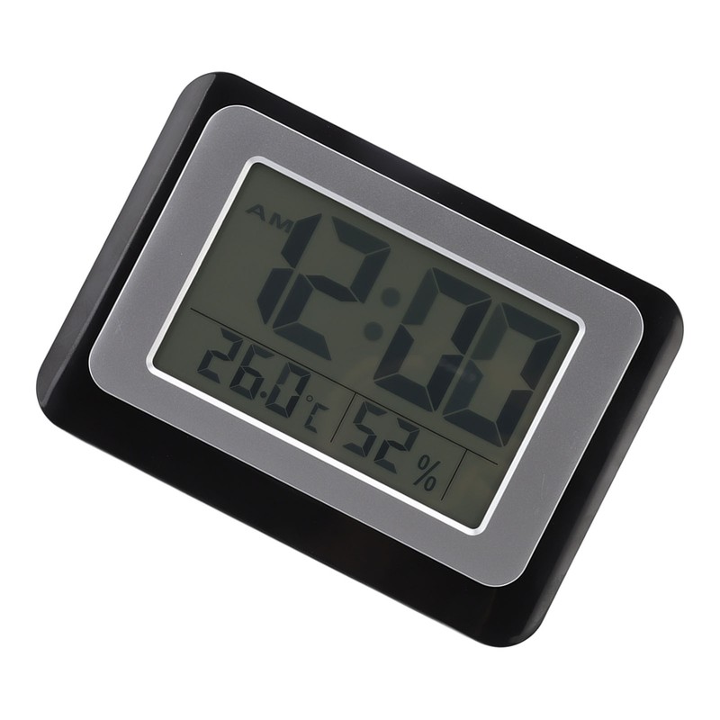 Digital Clock Large Display Blue Backlight Temperature Humidity Function Wall