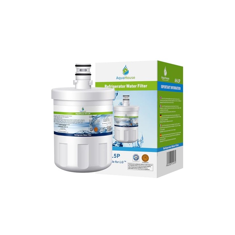 AquaHouse AH-L5P compatible water filter for LG fridge LT500P, 5231JA2002A,