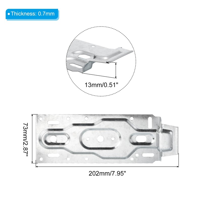 PATIKIL Air Conditioner Wall Mounting Bracket Interior Furnishings Universal Hanging
