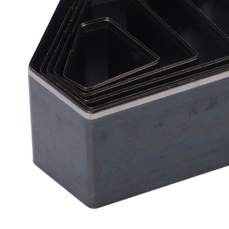 5Pcs Leather Die Cutter Hollow Punching Mold Different Sizes Diamonds
