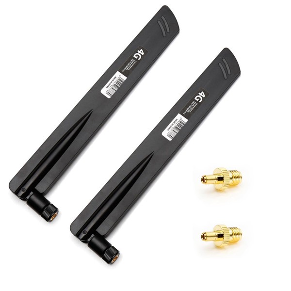 SMA/TS9 Plug Omnidirectional WiFi Antenna, 600-6000MHz, 5G LTE Antenna, 4G