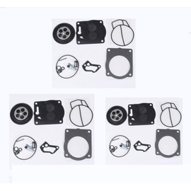 BH-Motor New 3 sets Twin Carburetor Carb Repair Rebuild Kits for Yamaha XL XLT 1200 GP1200R GPr1200 Xl1200 XLT1200 NJ SEA-DOO GSX LIMITED ALL 951cc MODELS