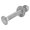 3/8" x 3-1/2" (50 Pack) Galvanized Carriage Bolt Kit, Hot