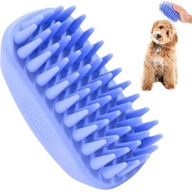 MoeJoy Soft Silicone Pet Bath Brush - Easy Grooming