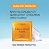 Loreal Paris Sublime Bronze self tanning Towelettes for body (3