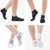 KC-TAHO Calcetines de compresión al tobillo, 4 pares para hombres