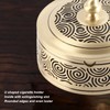 Vintage Ashtray Windproof Auspicious Cloud Pattern Exquisite Ashtray with Lid
