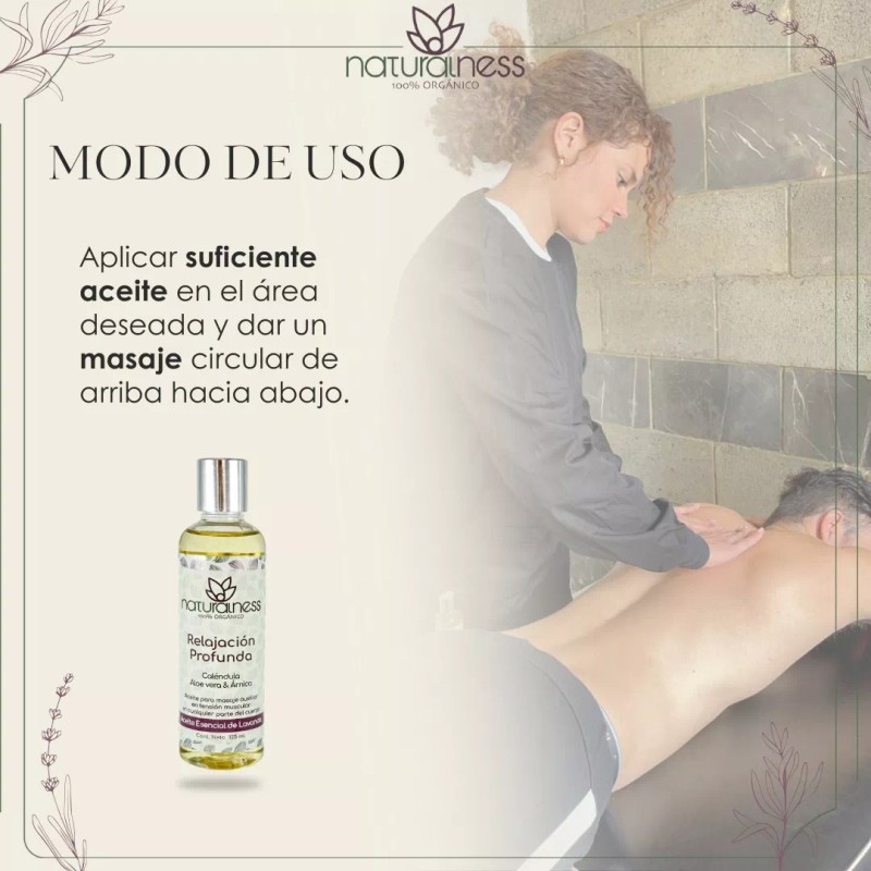 Naturalness Aceite Para Masaje Relajacion Profunda -tamaño 125 Ml
