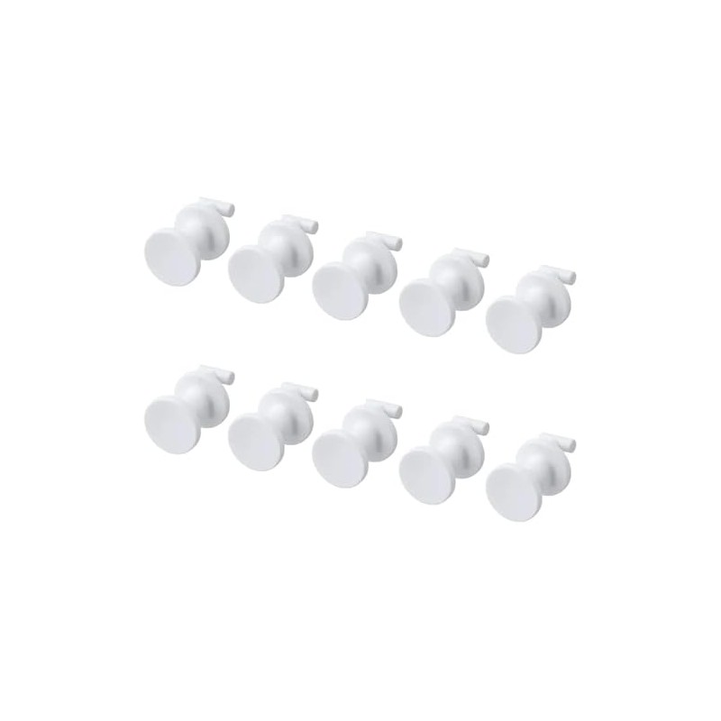 New SKADIS Hook, White ¾ " 10 Pack