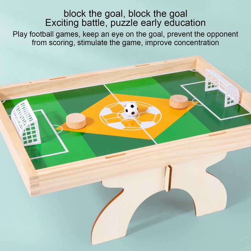 Mini Tabletop Football for Kids Puzzle Fun 2 Player Matchmaking