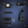 Nilight Kit de 8 Luces LED RGB Rock RL07H, Multicolor,
