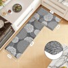 KIMODE Anti Fatigue Cushioned Kitchen Floor Mats,Floral Kitchen Rugs Sets