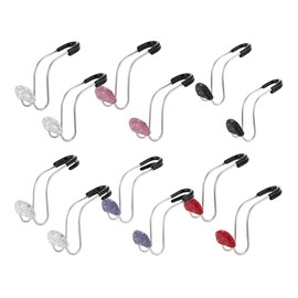 Riloer White Car Hooks Storage Universal for SUV Truck & Van Car Accessories, Cute Durable Metal Purse Hook Hanger Back Seat Holder, 2 Pack