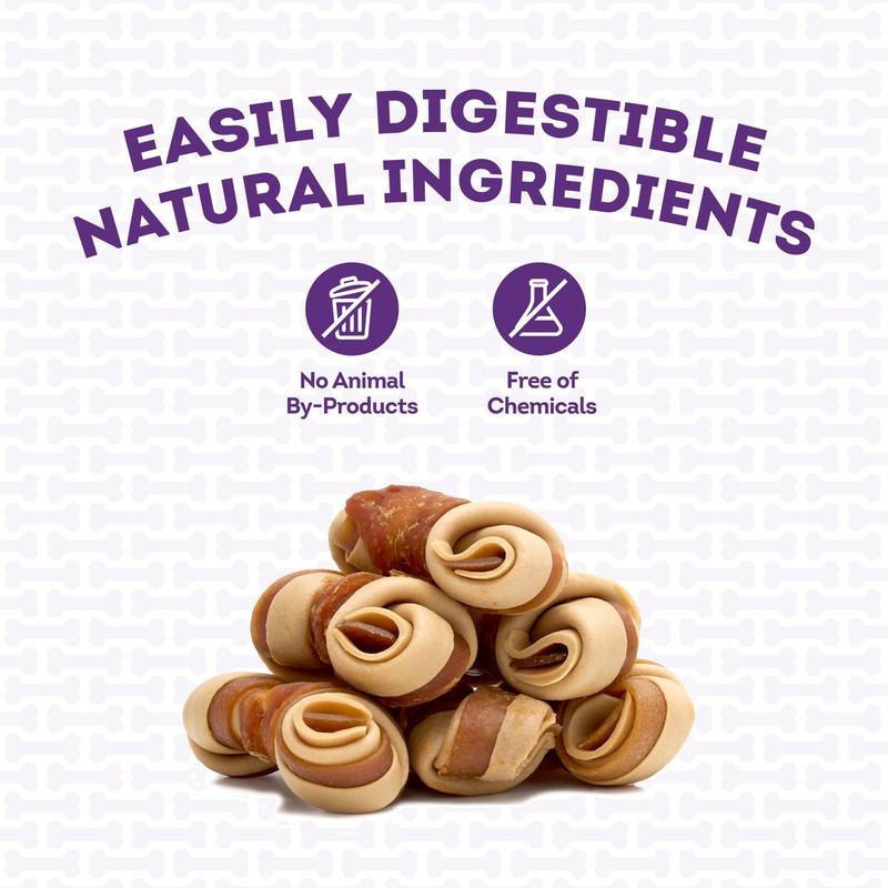 Treatly IncrediChews Bone w/Chicken Meat Wrap Dog Chew Treats -