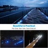 VOLISUN Solar Driveway Lights 4-Pack, 2 Colors in 1, LED