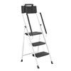 Lifetime Home 3-Step Ladder with Hand Rails Anti-Slip Platform &