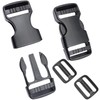 Luxiremi Plastic Side Release Buckles Heavy Duty Plastic Buckle Clips