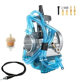 Carburetor with Throttle Cable for Kawasaki KDX200 1983-2006 Yamaha Banshee YFZ350 Suzuki RM125 1991-2000 RMX250 1989-1998 Honda CR125R 1979-2008 PWK 35mm ATV Carb