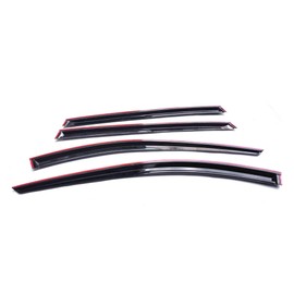 LUC For KIA Stinger 2017-2023 Window Visor Rain Guard Deflector Tape-On