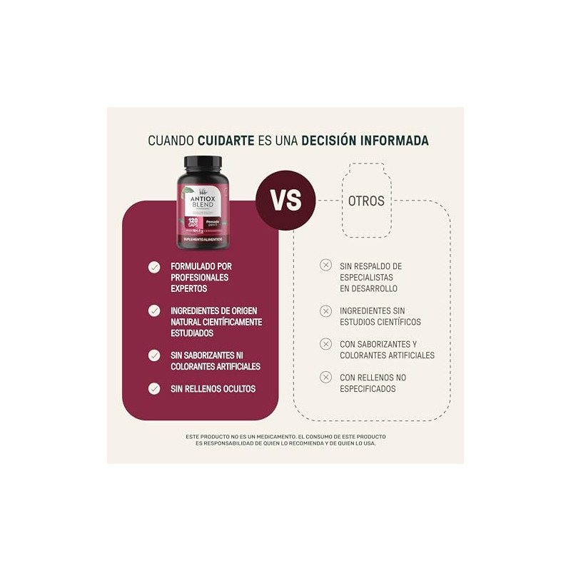 Life 360 Antiox Blend Arándano 120 Cápsulas 873 6mg Por