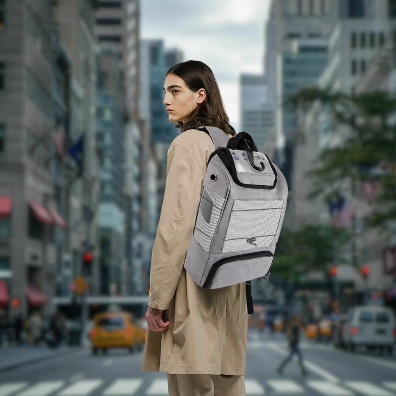 Backpack for Oxygen Device, Carry Bag for Mobile Oxygen Device,