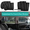 XUKEY 4X Car Sun Mesh Blind Side Window UV Protector