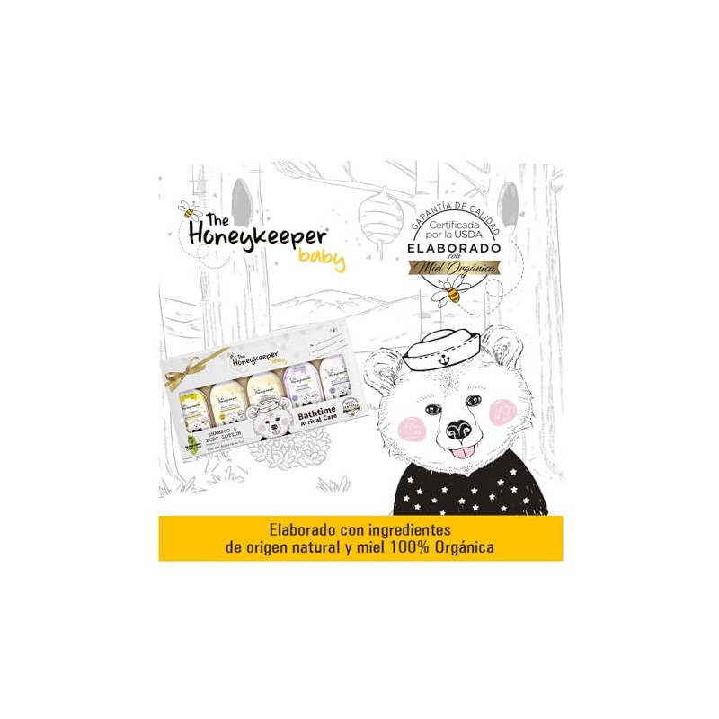 The Honeykeeper 5PACK BATHTIME ARRIVAL CARE BABY MIXTO 450ML