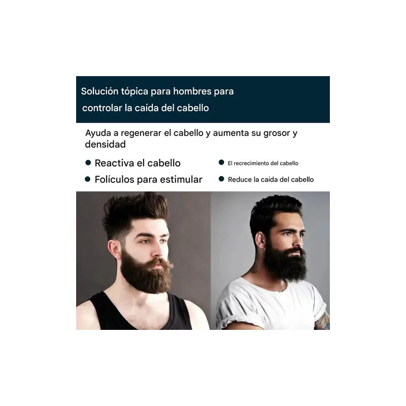 Esencia Anticaída Para El Cuidado Del Cabello Masculino-3pcs