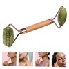 Mikinona Jade Roller Set Dual Head Facial Massage Tool Rose