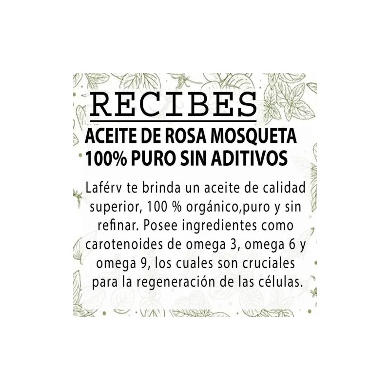 Rosa Mosqueta Aceite Puro Concentrado Cicatrices Antiarrugas