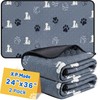 Washable Pee Pads for Dogs, 2 Pack Reusable Puppy Pads,