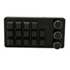 Mini Custom Keypad 14 Keys 3 Knobs Programmable Blue Switch