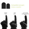 Wantalis Sticker to make gloves tactile black (10 per pack),