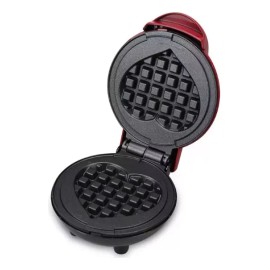 KFMX Mini Máquina Portátil Para Hacer Waffles En Forma De Corazón