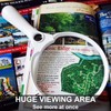 Handheld Magnifying Glass Extra Large LED Reading Magnifier Jumbo Size