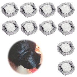 Wig Net, 10 Pieces, Black, Covers Broken Hairs, High Elasticity, High Elasticity, High Mesh, Chignon Net, Bun Net, Hair Net, Bun Net, Perfect for Cosplay, Dancers, Graduations, School Entrance
