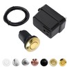 CLEESINK Garbage Disposal Switch, Cordless Air On Off Kit for