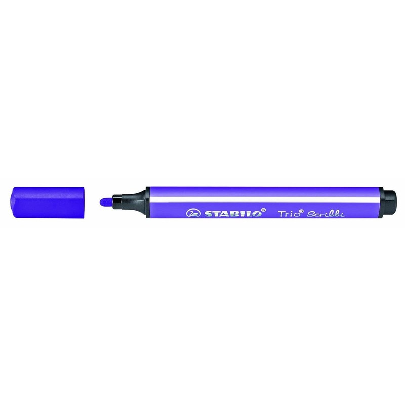STABILO Set of 3 Trio Scribbi Triangular Felt-Tip Pens with