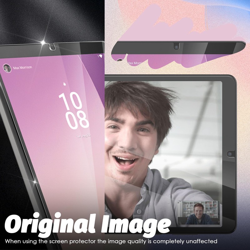 Orzero (2 Pack Tempered Glass Screen Protector Compatible for Lenovo