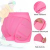 3D Protective Padded Shorts, Kids Zipper Tailbone Protector, Butt and